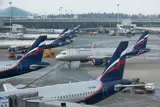 Airplanes at an airport